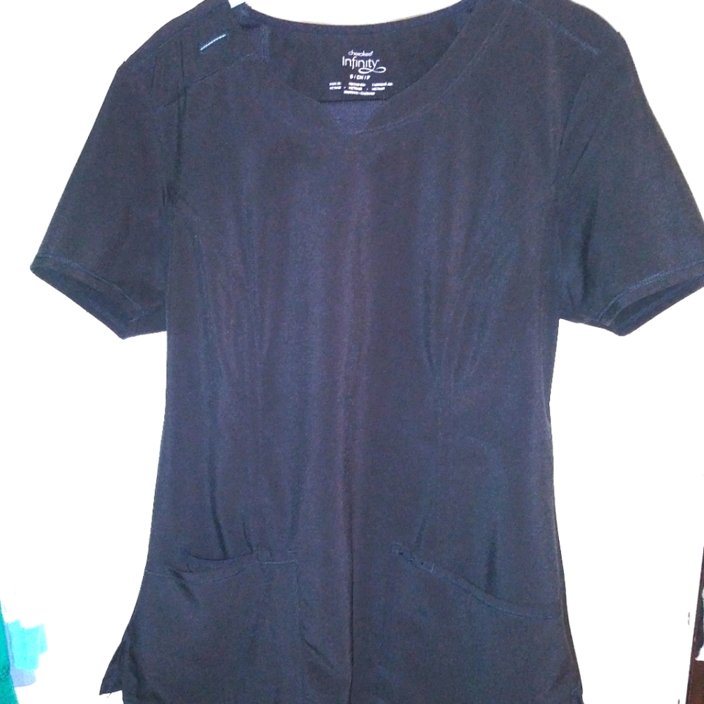 Cherokee Infinity Crew Neck Scrub Top